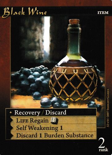 Carte Corunea Role Card Game Black Wine 32v1 Vo