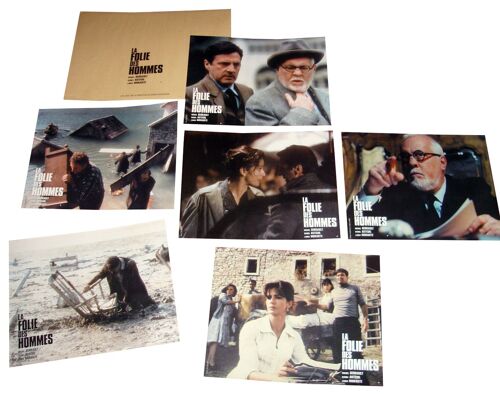 La Folie Des Hommes (Vajont - La Diga Del Disonore) : Jeu 6 De Photos D'exploitation Cinématographique -Format 21x27,5 Cm -De Renzo Martinelli Avec Michel Serrault, Daniel Auteuil, Laura Morante -2001