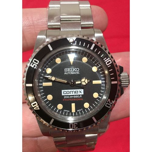 Seiko Mod Vintage 5512 5513 Comex Hommage Mouvement Nh35 Automatique