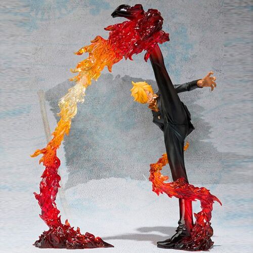 One Piece - Figuarts Zero - Figurine De Sanji Battle Version Diable - 18 Cm