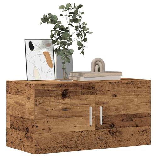 vidaXL Meuble mural vieux bois 80x39x40 cm bois d'ingénierie