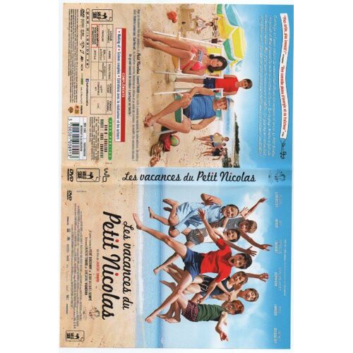 Jaquette Dvd Du Film Les Vacances Du Petit Nicolas
