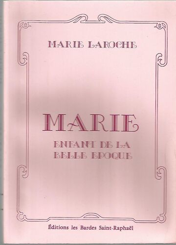 Marie Enfant De La Belle Epoque