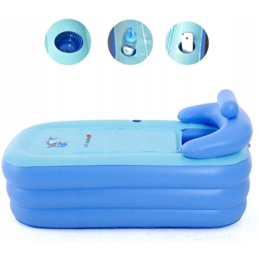 Baignoire gonflable, Baignoire portable pour adultes, Baignoire pliable