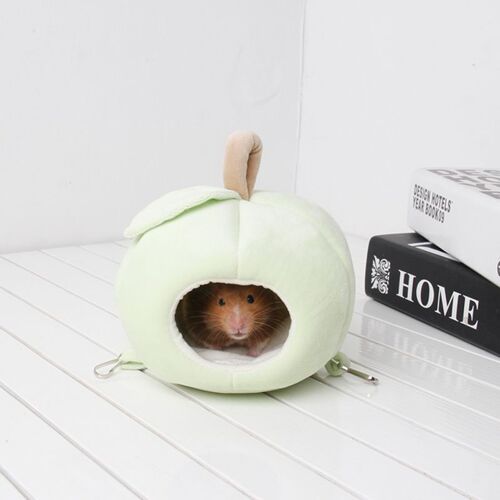 Cachette Coupe-Vent En Forme De Pomme Pour Hamster, Lit-Balançoire Pour Rat, Hamac, Jouet, Accent, Fournitures Pour Petits Animaux