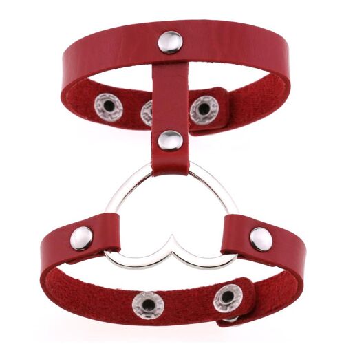 Bracelet En Cuir Noir Punk Pour Hommes Et Femmes, Accessoire De Mode Gothique