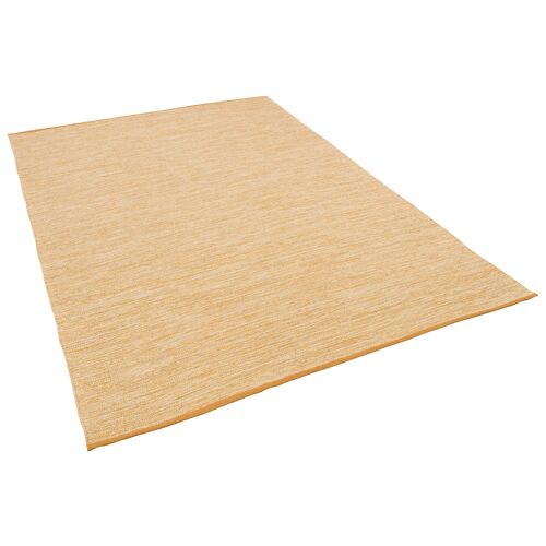 Pergamon Kelim Easy - Tapis Naturel En Coton - Moucheté Blanc 90x160 Cm