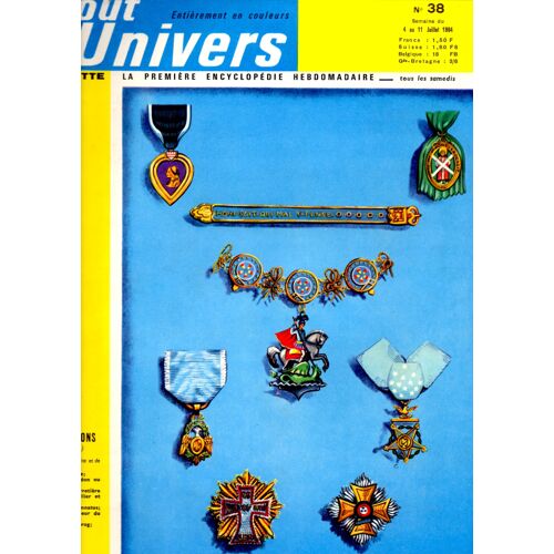 Tout L'univers N° 38 Série Bleu Du 4 Au 11 Juillet 1964