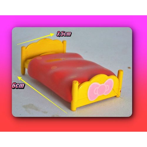 Série Hello Kitty - Lit Jaune Couverture Rouge