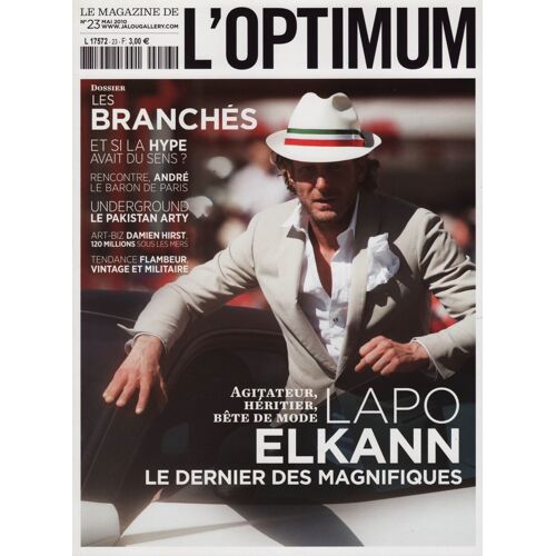 L'optimum / 05-2010 N°23 : Lapo Elkann (6p) - Nathan Brown (12p)