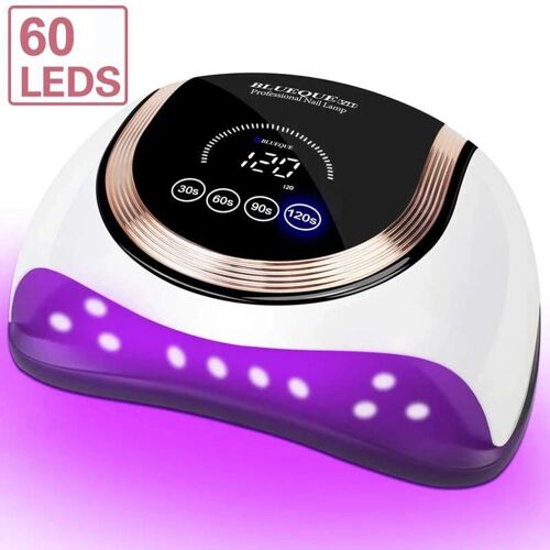 V11 60 Del - Ue - Lampe Uv Led Pour Ongles Lampe Professionnelle Puissante Pour Gel Vernis Lampe De Séchage Pour Ongles Lampe 60 Leds Pour Manucure 