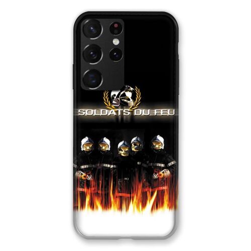 Coque Renforcée Pour Samsung Galaxy S21 Ultra Pompier Soldat