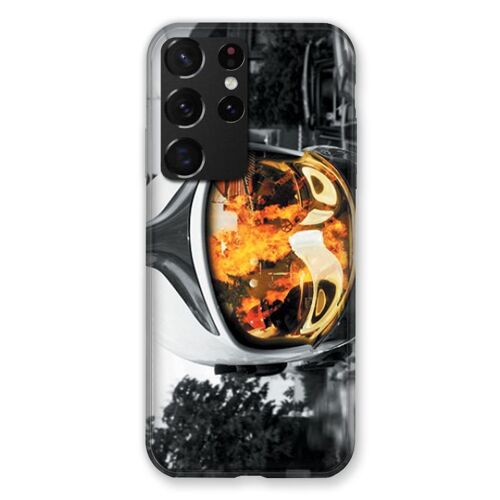 Coque Renforcée Pour Samsung Galaxy S21 Ultra Pompier Casque Feu