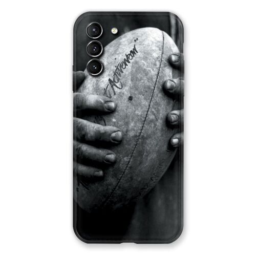 Coque Renforcée Pour Samsung Galaxy S21 Plus Rugby Ballon Vintage