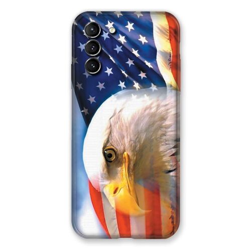 Coque Renforcée Pour Samsung Galaxy S21 Plus Amerique Usa Aigle