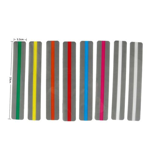 8 bandes de lecture / marque-pages Multicolore