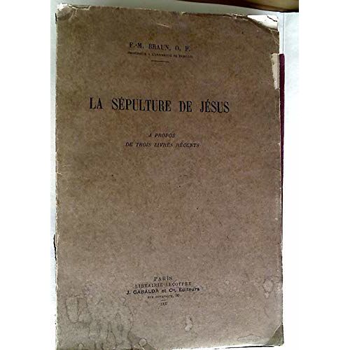 La Sepulture De Jesus.