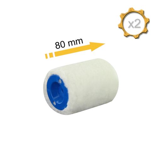 Manchon pour rouleau anti goutte maille polyester 80mm x 2