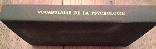 Vocabulaire De La Psychologie - Presses Universitaires De France - Paris 1968