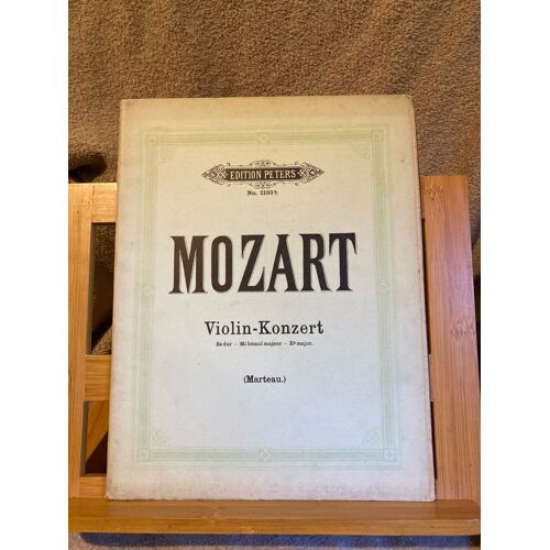 Mozart Concerto Pour Violon En Mi B Majeur Partition Piano Marteau Peters 2193b
