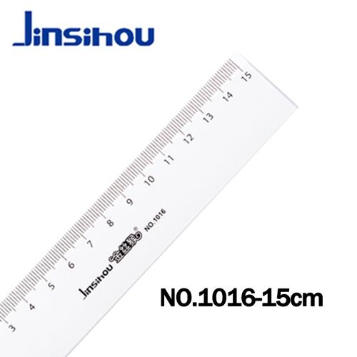 Jindsihou/Cokai/Deli Règle Carrée En Plastique Transparente, Outil Droite De Mesure, Papeterie Pour Étude, 15/20/30cm