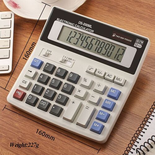 Calculatrice Multifonctionnelle À 8 Chiffres, Grandes Clés D'ordinateur Pour Lycéens, Ensemble De Papeterie De Bureau