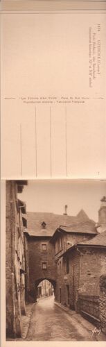 Uzerche Carnet  3 Cartes Posates Yvon Le Châtrau Pontier, Porte Bécharie (Vue Intérieure De La Ville), Porte Barachaude (Vue Extérieure De La Ville)