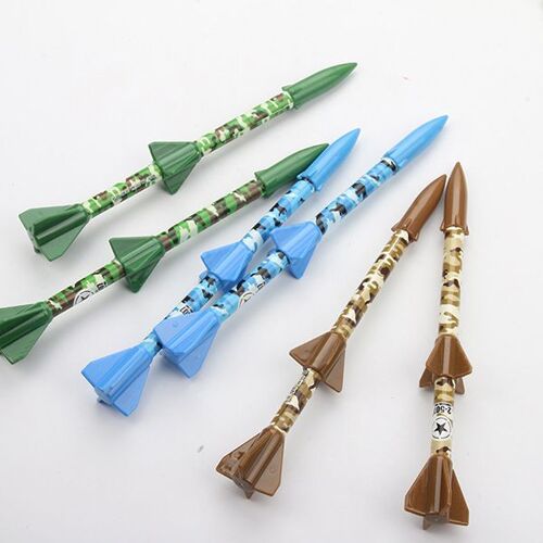 Stylo À Gel De Camouflage En Forme D'avion Créatif, Stylo À Encre Noire Pour Signature, Papeterie De Bureau Et D'école, 0.38mm