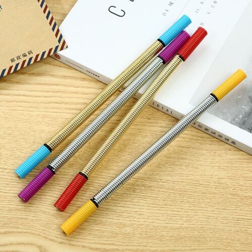 Stylo À Gel Sans Décompression Magnétique, Papeterie Créative, Stylo À Signature Noir, Nouveauté, Fournitures Scolaires Et De Bureau, Printemps