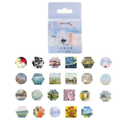 Autocollants Cr?Atifs En Papier Adh?Sif, En Flocons, Pour Décoration De Galerie D'art, Pour Journal Intime, Scrapbooking, Planificateur, Papeterie, Diy Bricolage, 46 Pi?Ces/Bo?Te