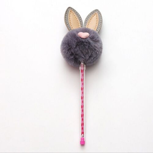 Stylos Bonbons Lapin Noir, 1 Pièce, Stylo À Encre Gel Kawaii Pour Écrire, Mignon, Papeterie Fournitures Scolaires Et De Bureau, 0.5mm