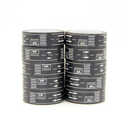 Ruban Adhésif Washi Pour Scrapbooking, Nouvelle Collection, Ruban De Masquage Pour Bricolage, Fournitures Scolaires Et De Bureau, 10 Pièces/Ensemble 15mm * 10m