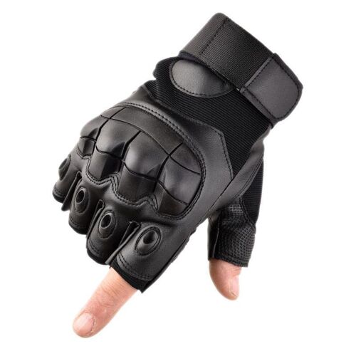 Gants Tactiques Militaires Demi-Doigt, Pour Paintball, Airsoft, Combat, Travail, Conduite, Équitation, Chasse, Pour Hommes Et Femmes, Nouveau