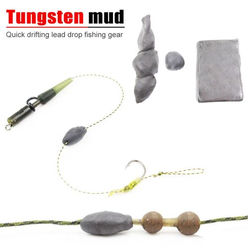 Mastic Souple En Tungstène Pour La Pêche À La Mouche, Accessoire Pour Attraper Des Poissons Tels Que Les Carpes, Boue