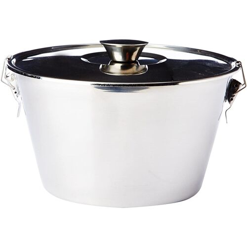 Ibili Moule À Charlotte Et Pudding Avec Couvercle Inox Diam 20 Cm