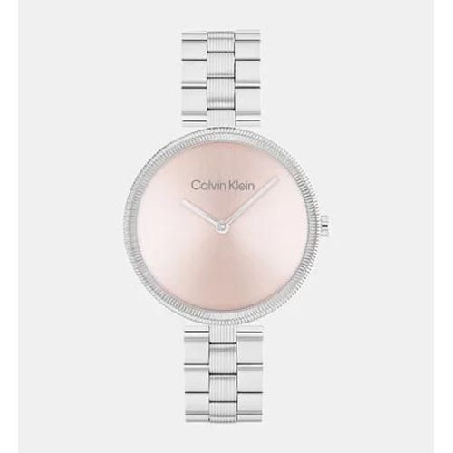 Calvin Klein - Montre Femme Timeless Rose 25100015 - Argenté