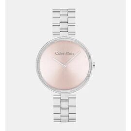 Calvin Klein - Montre Femme Timeless Rose 25100015 - Argenté