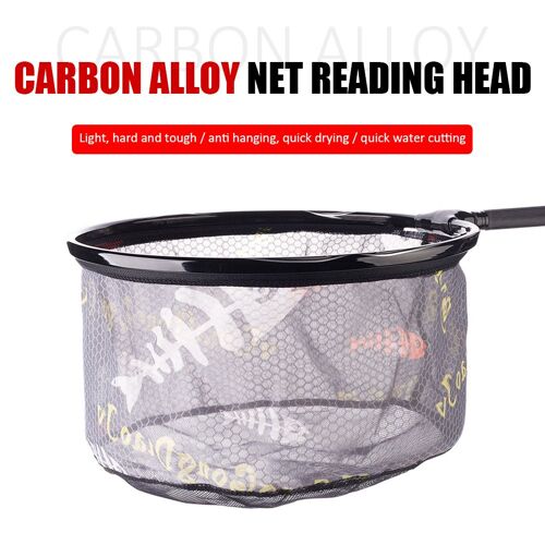 Filet De Pêche En Carbone Pliable De 30 À 40cm, Filet Télescopique De Profondeur De Trou D'atterrissage, Matériel De Pêche