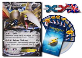 Skarmory Ex (Airmure) 80/146 170hp  - Booster Optimisé Attaque Eclair - 10 Cartes Anglaises Pokemon Xy