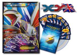 Skarmory Ex (Airmure) 145/146 170hp - Booster Optimisé Attaque Eclair - 10 Cartes Anglaises Pokemon Xy