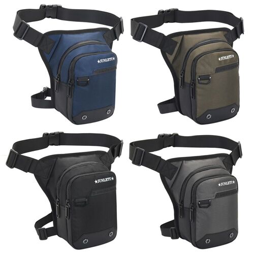 Sac banane imperméable pour moto, cyclisme, vélo en plein air, téléphone portable, sac de cuisse avec ceinture pour hommes