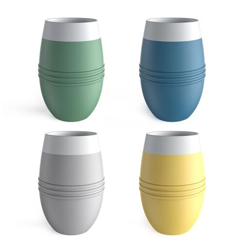 Tasse Glacée En Silicone Pour Boissons Fraîches, Pour Refroidir Le Café, La Bière, Le Vin, Le Smoothie, Pour L'extérieur, Pour Le Camping