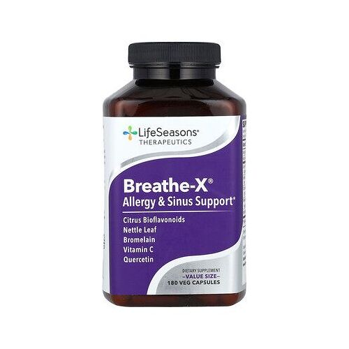 Lifeseasons, Breathe-X®, 180 Capsules Végétales 