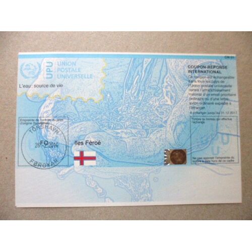 Iles Féroé - Coupon Reponse International , Rare !!