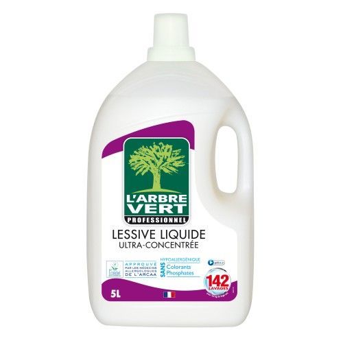 Lessive écologique - liquide - ultra-concentrée - 5 litres ARBRE VERT