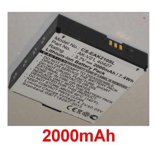 Batterie Pour Emporia Ak-V21, Talk, Time V20, 47.25 X 44.99 X 9.87mm, P/N: Ak-V21, 40427 **2000mah**