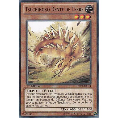 Tsuchinoko Denté De Terre Shsp-Fr043 Yu-Gi-Oh! Spectres De L'ombre X4