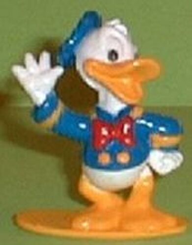 Figurine Donald Heureux Sur Socle (Nestlé 1993)