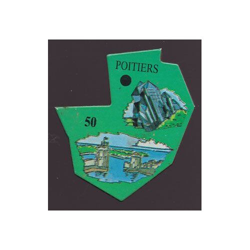 Magnet Le Gaulois Europe : La France N° 50 Poitiers