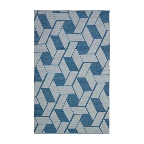 Safavieh - Plastique Recyclé - Tapis D'intérieur Respectueux De La Nature - Bleu